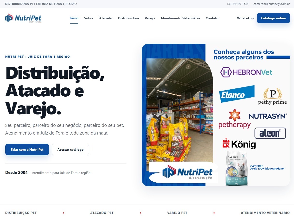Nutri Pet — versão desktop