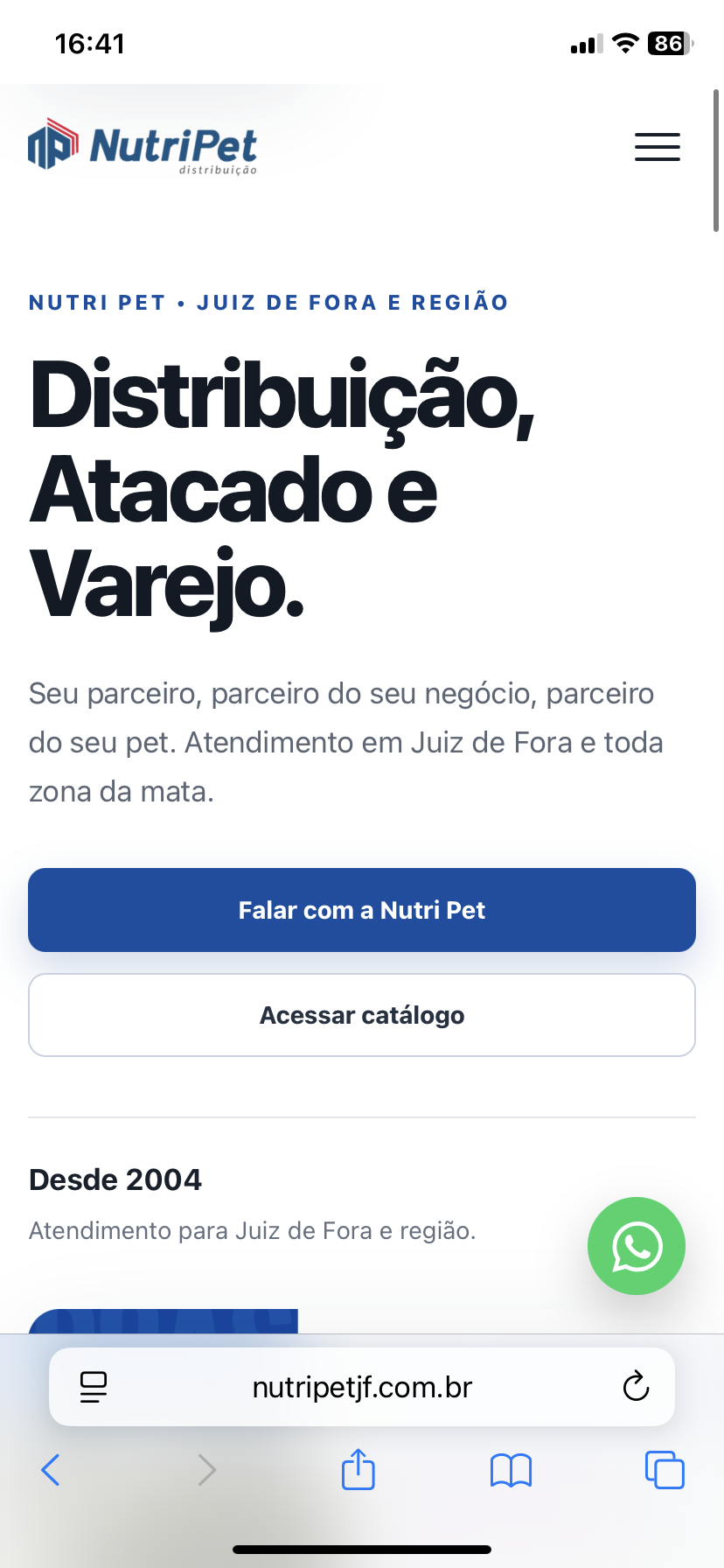 Nutri Pet — versão mobile